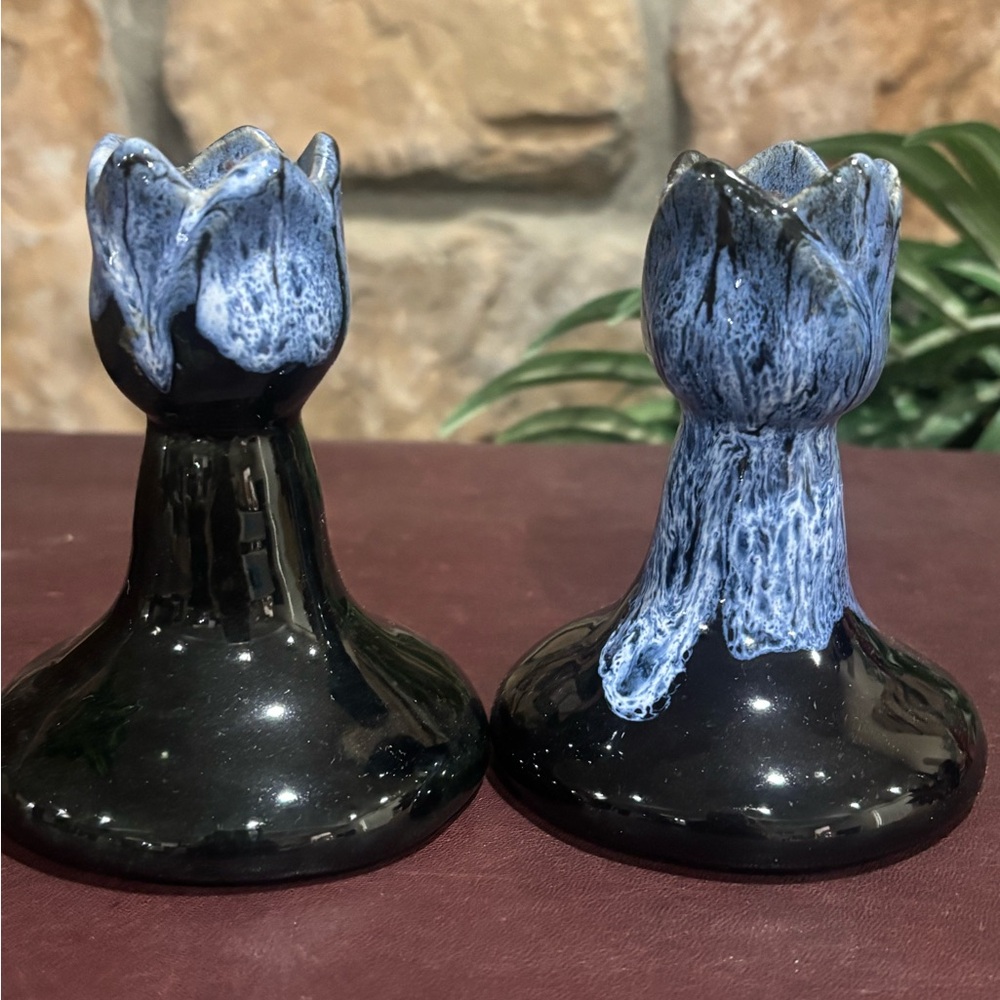 Van Briggle candle holders